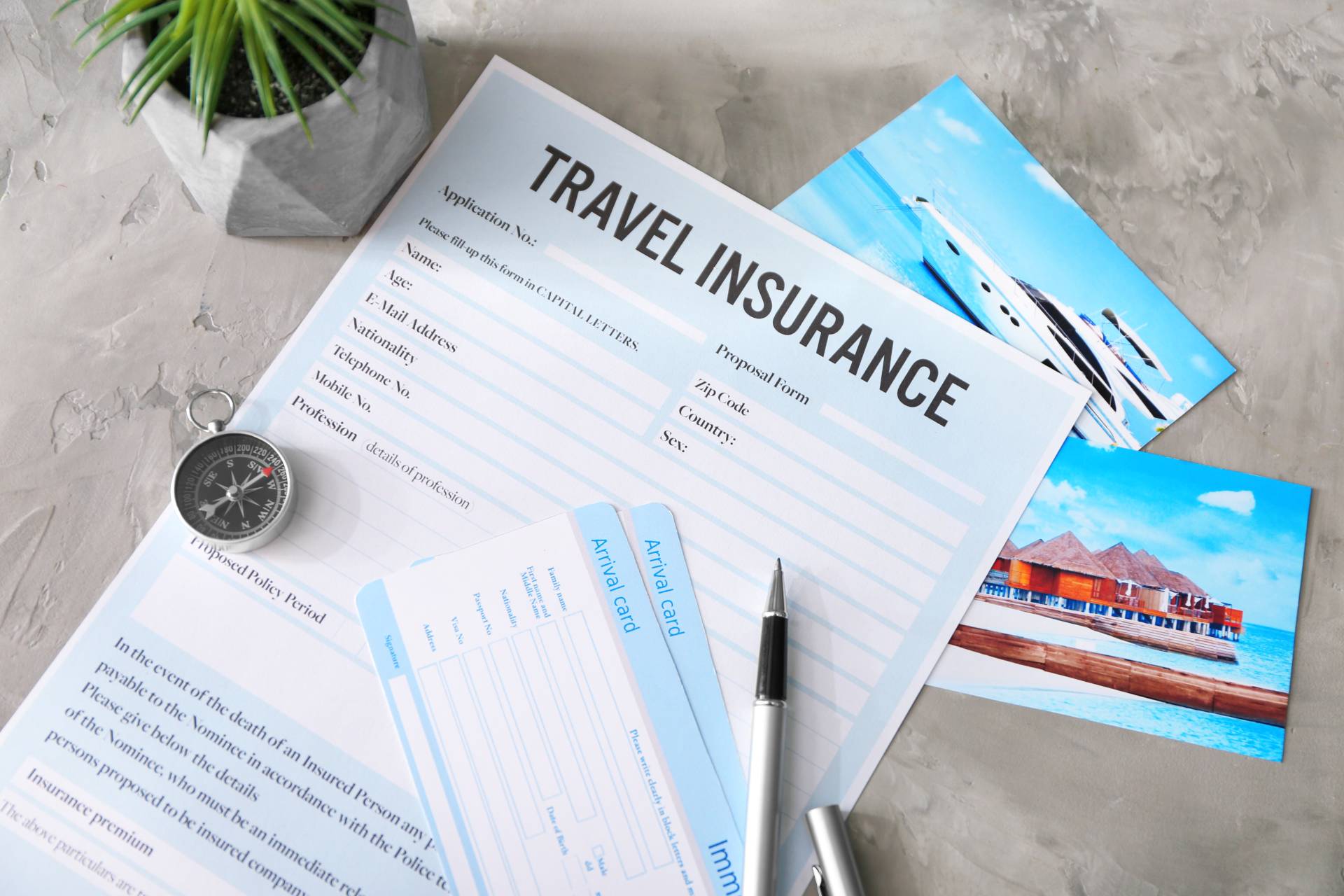 arrival-cards-pen-blank-travel-insurance-form-closeup2 Travel Insurance - Medical Emergencies - Ludhiana Punjab