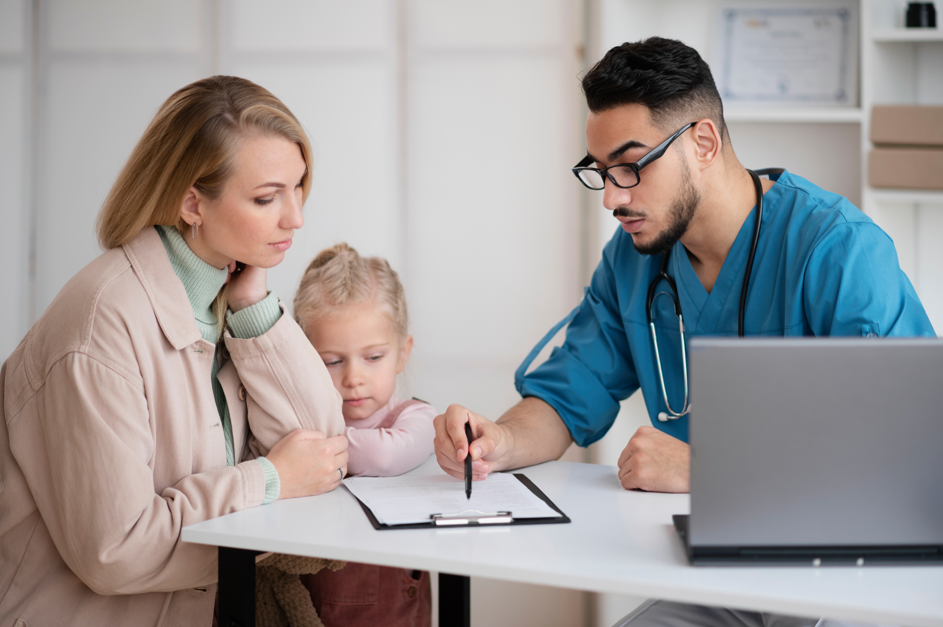 doctor-doing-their-work-pediatrics-office Health Insurance Agents - Ludhiana Punjab